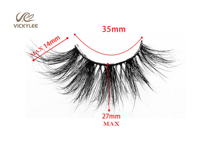 Natural Black 7D Effect 24mm Permanent Eyelash Extensions