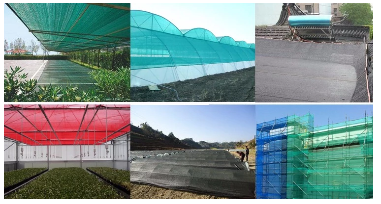 Horticulture Anti UV Sunshade Net HDPE Durable 350gsm 5m Width