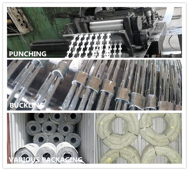 Straight Line Razor Wire Galvanized Welded Razor Barbed Wire Mesh