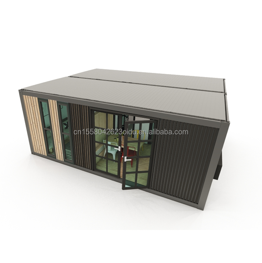 Customizable Detachable Mobile House EU Two Bedrooms Two 20ft Prefabricated Container House for Personalized Living
