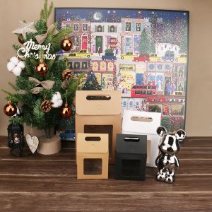 Custom Kraft Paper Gift Bags with Twisted Handle - Recyclable