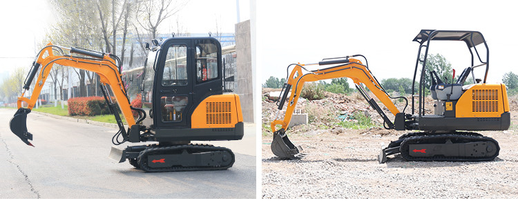 EURO 5 2 Ton Mini Excavator Small Household Excavator Low Consumption