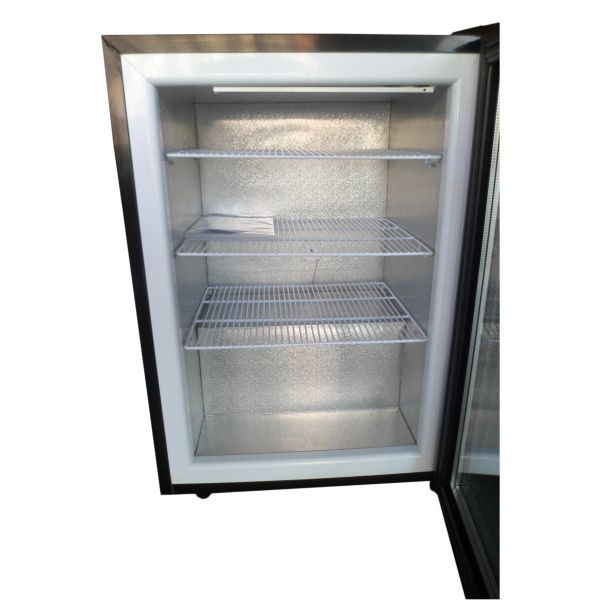 98L Glass Door Small Upright Tabletop Frost Free Mini Freezer SD98