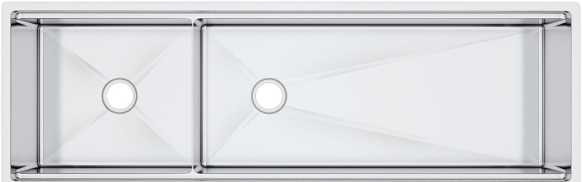 Single Bowl Luxury Stainless Steel Sinks Custom Size 70 X 20 Inches Brushed Kitchen Sink