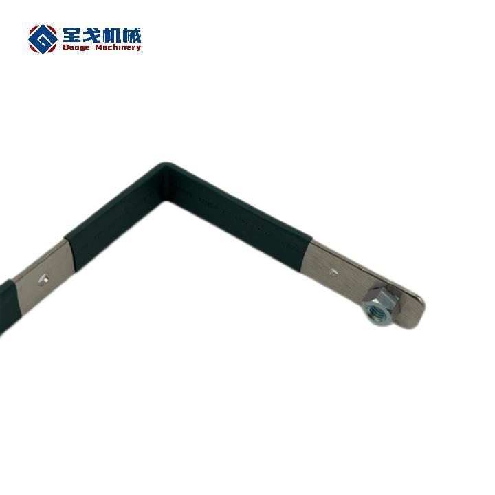 Power System Green Cover Input Copper Bus Bar for 150A Smooth Current