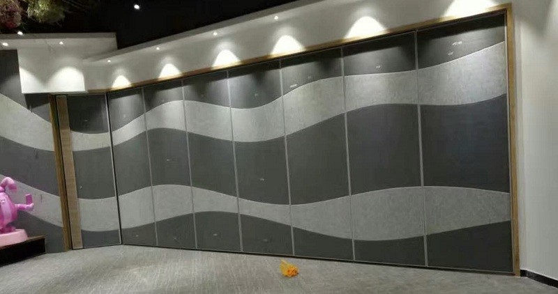Melamine Board Decorative Acoustic Folding Doors / Noise Cancelling Room Dividers