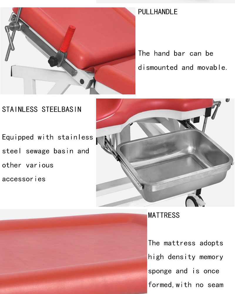 ODM Med Surg Hospital Bed Carbon Fiber Clinic Multifunctional Surgical Table