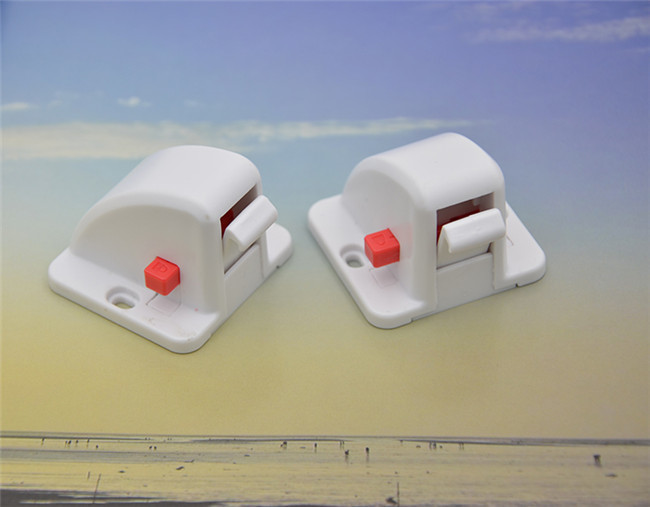 White Color Child Safety Cabinet Locks Prevent Babies From Eating Dangerous Medicine
