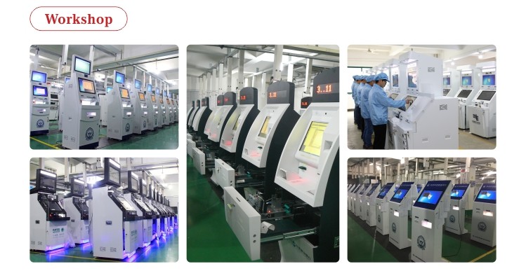 self service atm machine reporter printer rotating touch screen kiosk outdoor payment