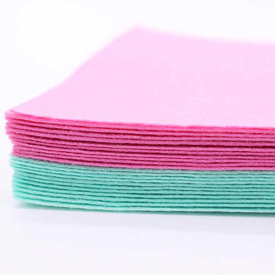 Plain Style Needle Punched Non Woven Fabric 100% Polyester Material 50gsm - 500gsm