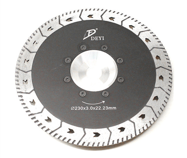 3mm 5/8-11" Flange Porcelain Grinder Blade For Granite 230mm