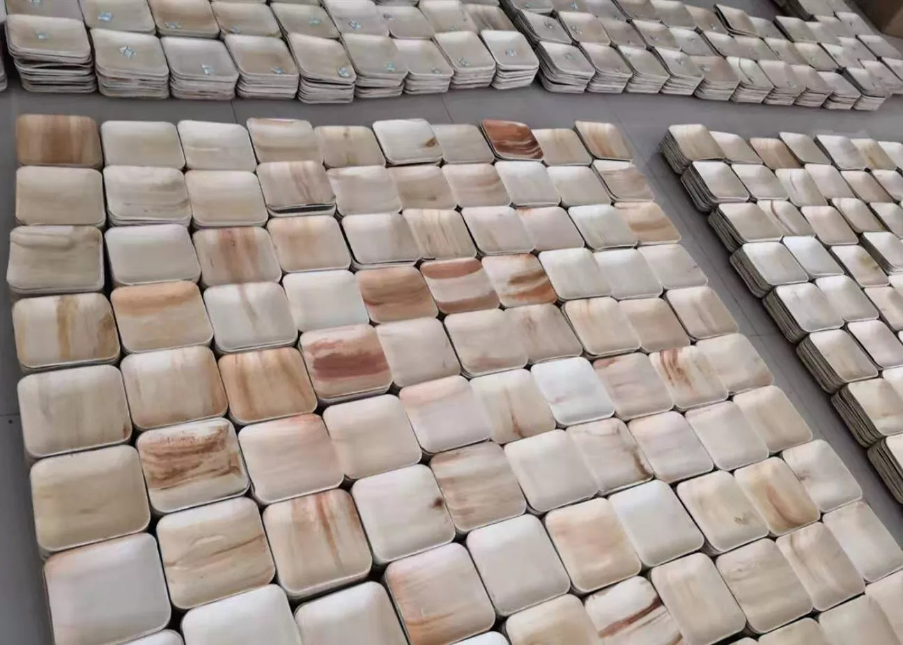 SGS 100% Biobased Palm Leaf Plates Disposable For Children'S Birthday Party