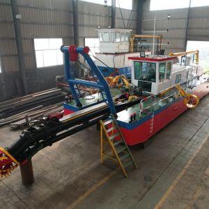 Buy cheap 6 Inch Full Hydraulic Small Mud Slurry Dredging Boat Compact product
