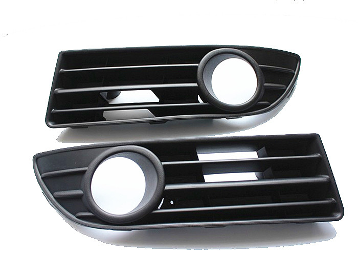 High Hardness Grille Moulding Black Car Fog Lampshade For Audi A3 / A4 / A6L / Q5