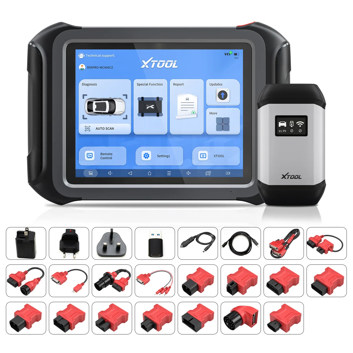 Newest XTOOL D9S Pro Automotive Diagnostic tools with Topology Map XTOOL D9 Pro DoIP D9PRO Key Programming ECU Coding 42