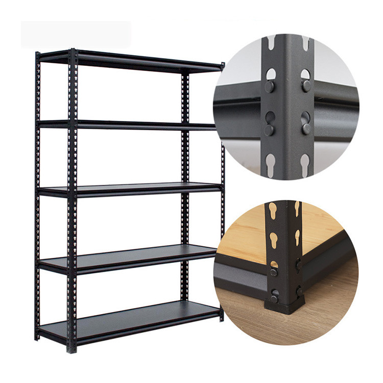 Adjustable Light Duty Boltless Galvanized Steel Storage Shelf Rack For Garage / Warehouse / Office