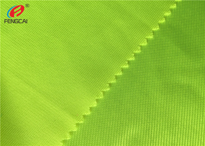 Fluorescent Colour Shiny Dazzle Fabric , Polyester Knit Fabric Custom Size