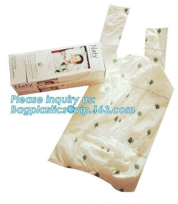 green tie handle scented disposable diaper sacks, Fragrance Box Packed Plastic Nappy Bags Sacks, Nappy Baby Disposable D