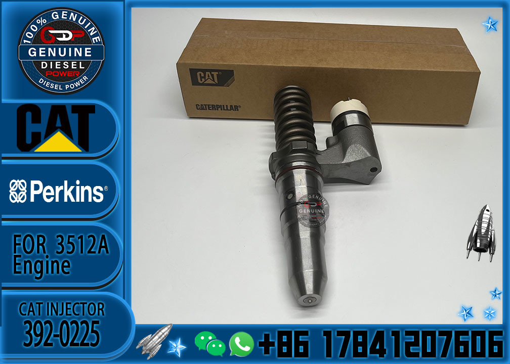 Common rail injector fuel injecto 250-1302 392-0224 250-1304 392-0225 for 3512B Excavator 3512C 3516B 3516C