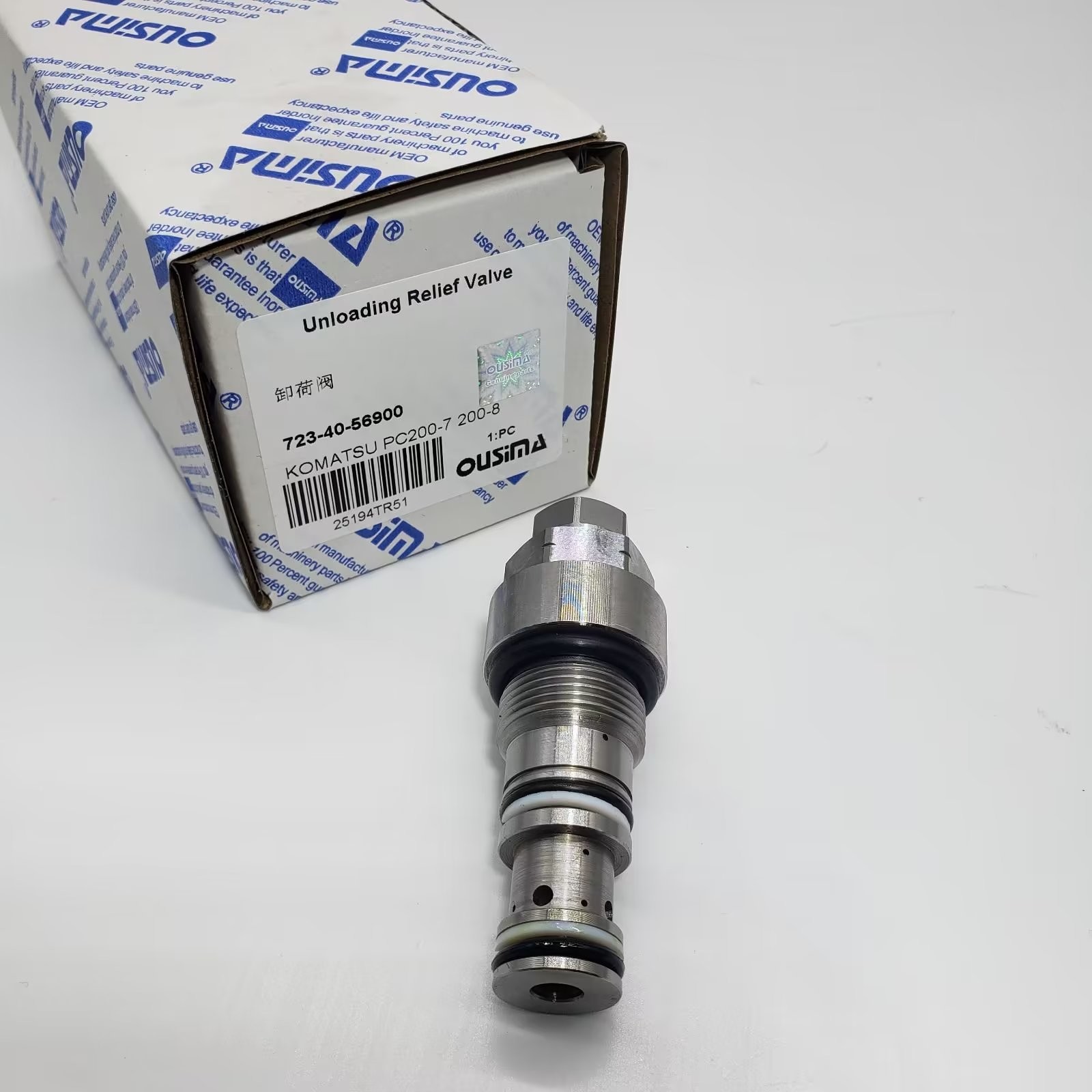 723-40-56900 7234056900 Unloading Relief Valve For KOMATSU PC200-7 PC200-8