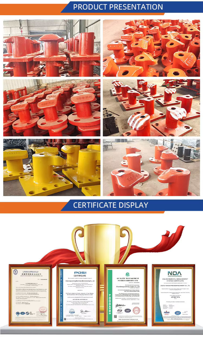 Durable Corrosion Mooring Bollards Resistant Made From Carbon Fire Resistant Properties