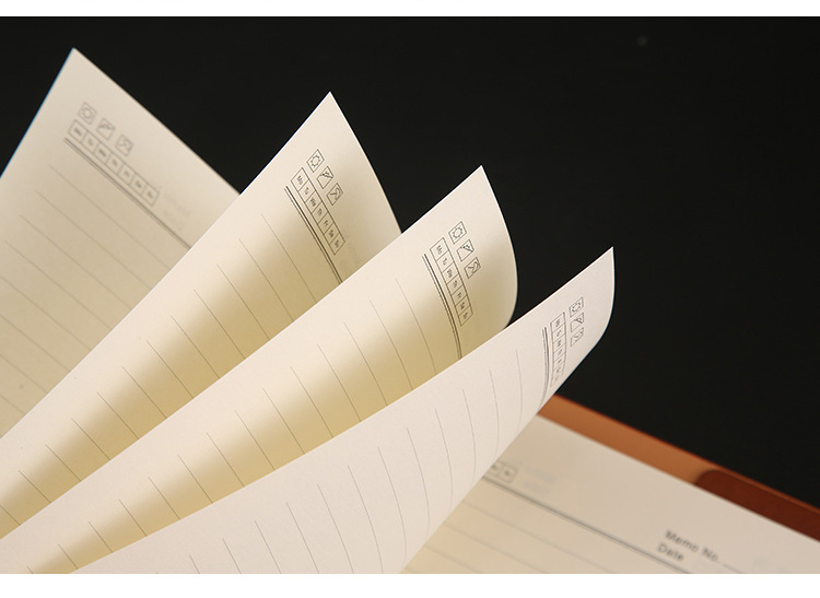 Customized A5 Business Notebook with Portable Loose-leaf Design and Leather Cover