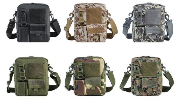 Breathable 25cm*20cm*8cm Mens Army Military Tactical Bags