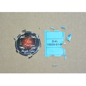 Custom Hologram Blank Eggshell Stickers Destructive Brittle Security Self