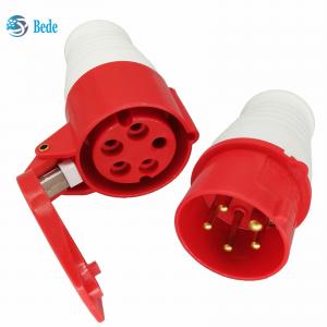 Buy cheap 5 Pins Industrial Plug & Socket Industrial Power Connector  IP44 AC380-415V 16A product
