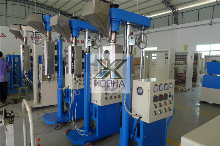 High Speed Electric Wire Extruder Machine PE PVC 50Mm Power Cable Making Machine Cable Production Line