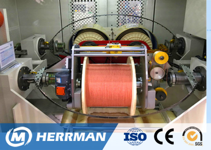 Heavy Duty Torsion Free Pair Cable Twisting Machine For CAT5 CAT6 CAT7 Fatigue Resistant