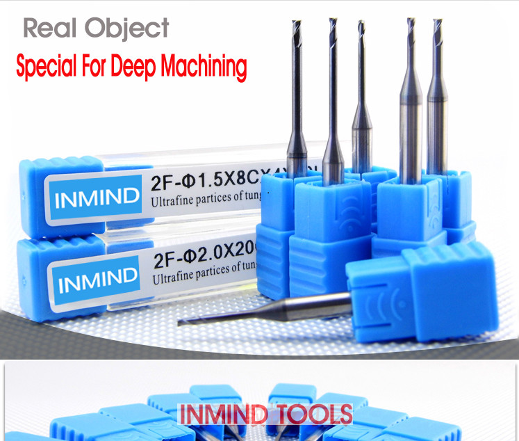Solid Carbide Long Neck End Mill Cutter With Deep Milling Machining Type