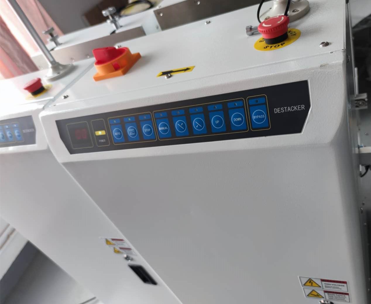 Panasonic PLC Thickness Adjusted 0.6Mpa Destacker PCB Handling Equipment