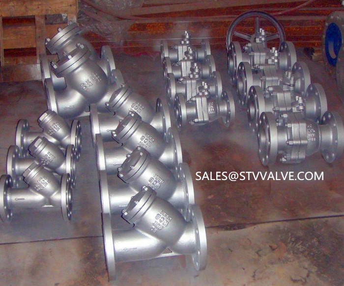 ASTM A216 Flanged Y Strainer, 3 Inch