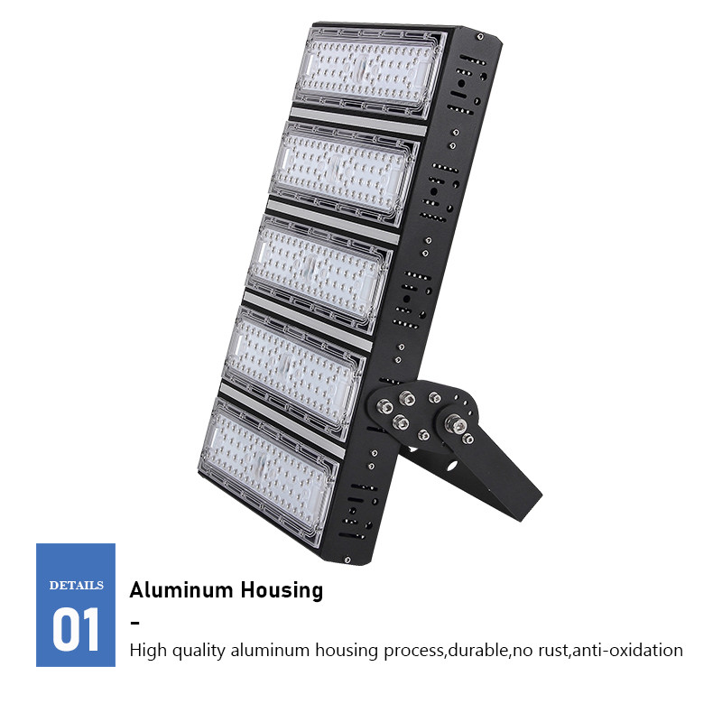 Sport Field Heavy Duty Aluminum Flood Light 100W 150W 200W 250W DOB Drive AC 85-265V