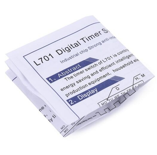 CN101A L701 AC 220V 16A digital time switch 220VAC weekly programmable electronic timer