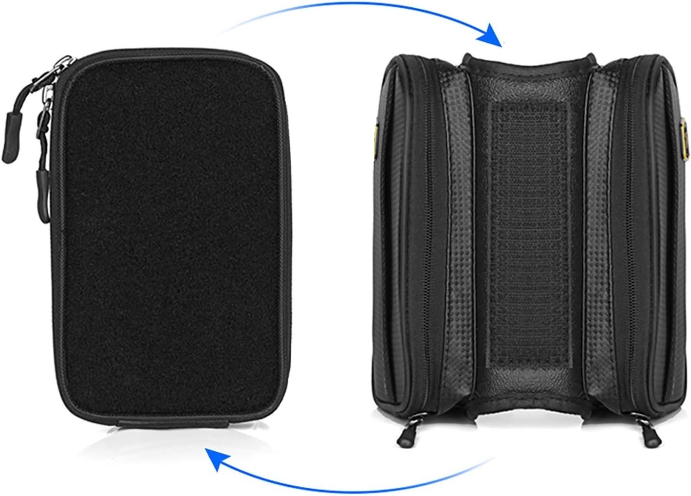 Bike Phone Front Frame Bag Waterproof Bicycle Handlebar Bag With Touch Screen Cell Phone Case Holder Cycling Storage