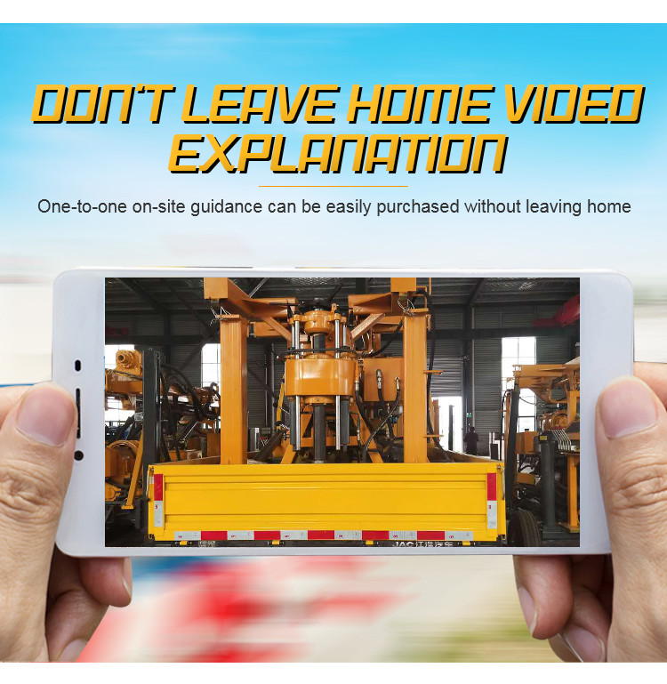 Commercial 200m Deep Water Well Drilling Truck Water Well Service Rig Vehicle Mounted