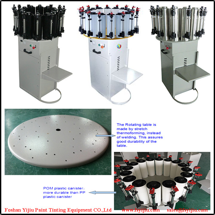 16 Canisters Manual Paint Tint Dispenser For Water Based Colorant