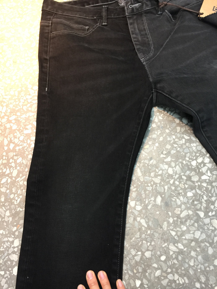 Yarn Dyed Sulfur Cotton Heavy Denim Fabric For Black Jean 11 Oz