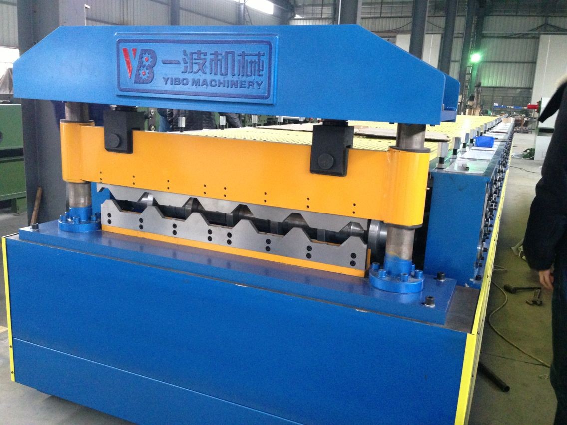 Double Layer Cold Roll Forming Machine Pass CE And ISO Automatic Control