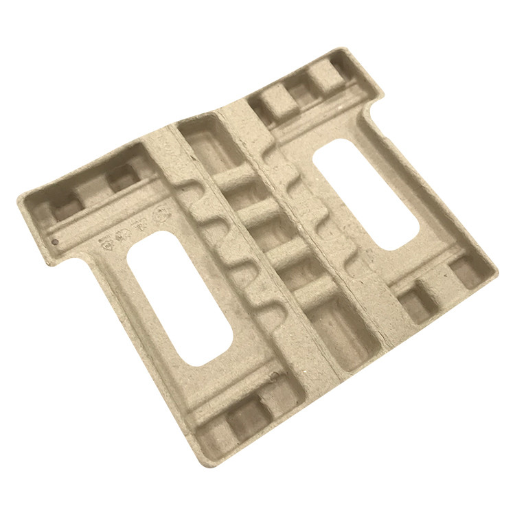 Dry Press Moulded Pulp Tray ODM Available For Tooling Packaging