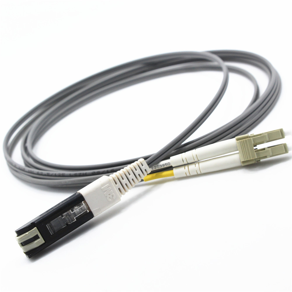 GGP high-strength coated VF45 to LC Fiber Optic patch cord with VF45 connector
