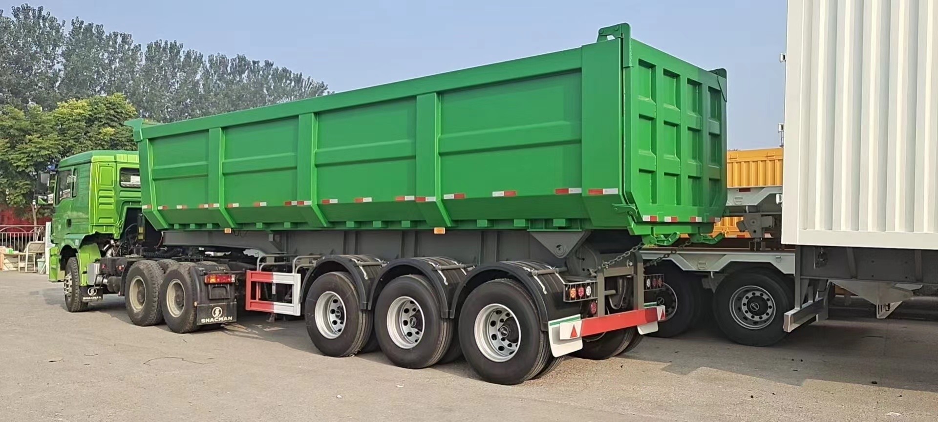 Used Semi Trailers Brand New Dump Trailer With 2/3/4 Axles Made In China Load 60 Tons