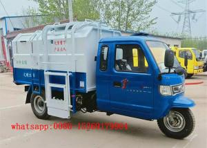Buy cheap QUALITY Material chinese mini garbage truck 3-wheel 22hp 5cbm small trash trucks for sale product