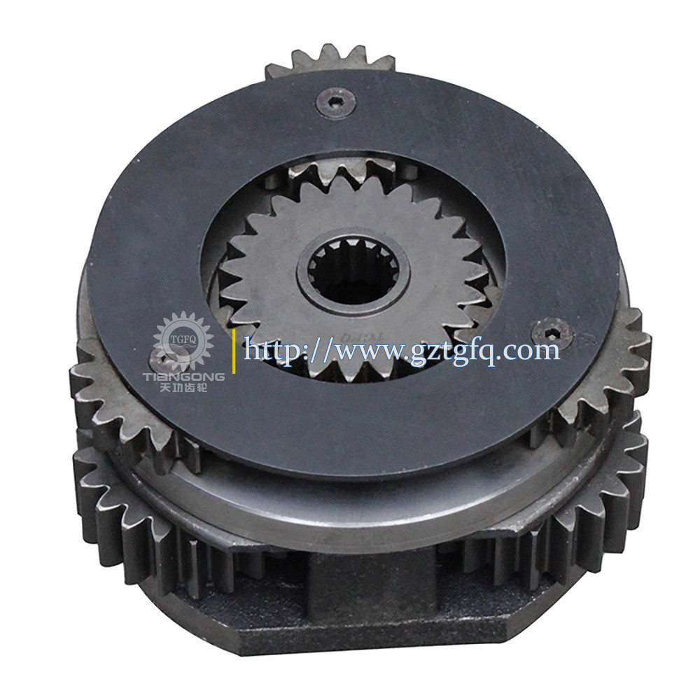 SK60-5 Swing Drive Part Excavator Swing 1st 2nd Stage Planet Carrier With Sun