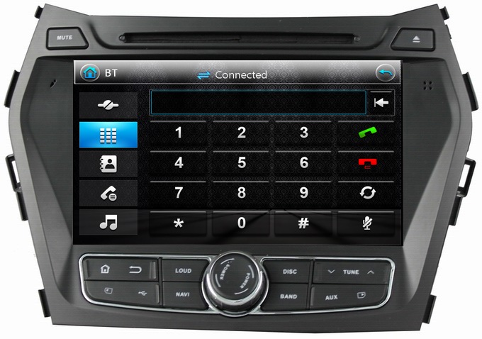 Ouchuangbo Car Stereo GPS Navi for Hyundai IX45 /Santa Fe 2013-2014 DVD Bluetooth USB SWC OCB-8056A
