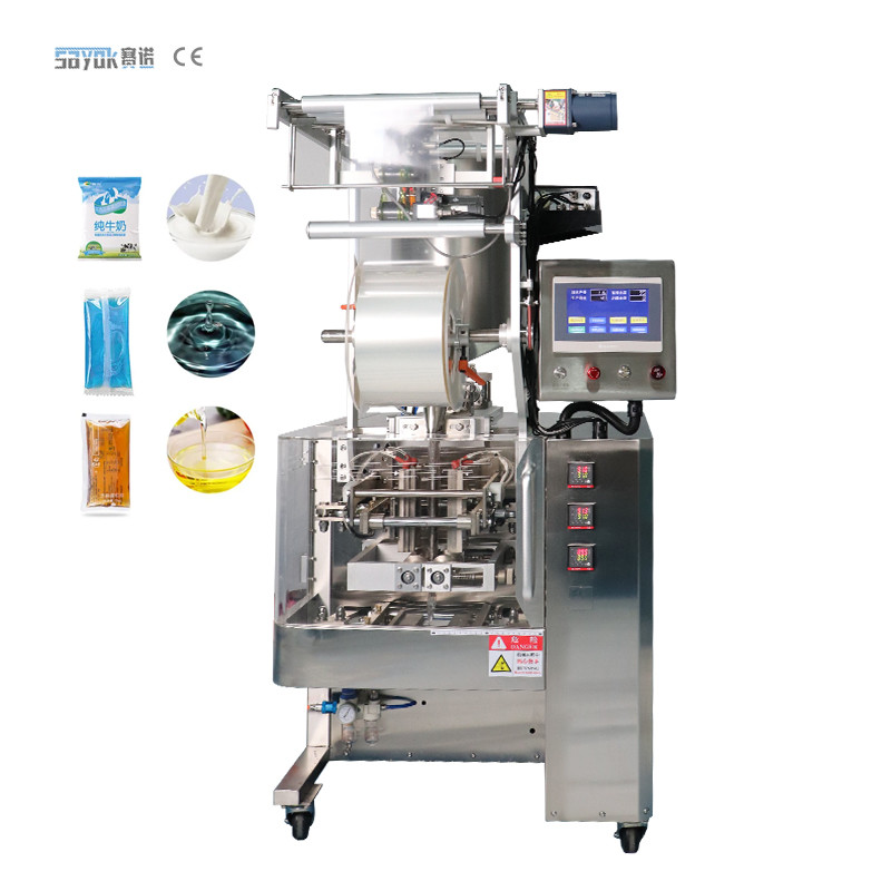 High Speed Beverage Sachet Pouch Liquid Packing Machine 50HZ 60 Bags / Min