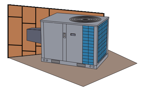 6.2-45 Ton Rooftop Package Unit with Scroll Compressor 380-415V