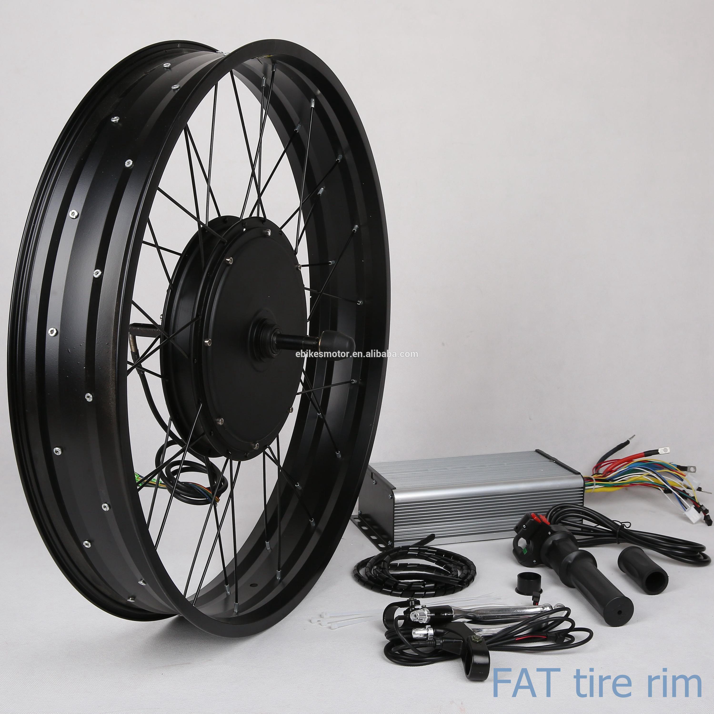48v 2000w electric bike motor conversion kit with 48v 20ah lithium battery